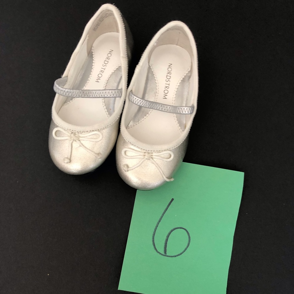 Nordstrom Silver Slippers